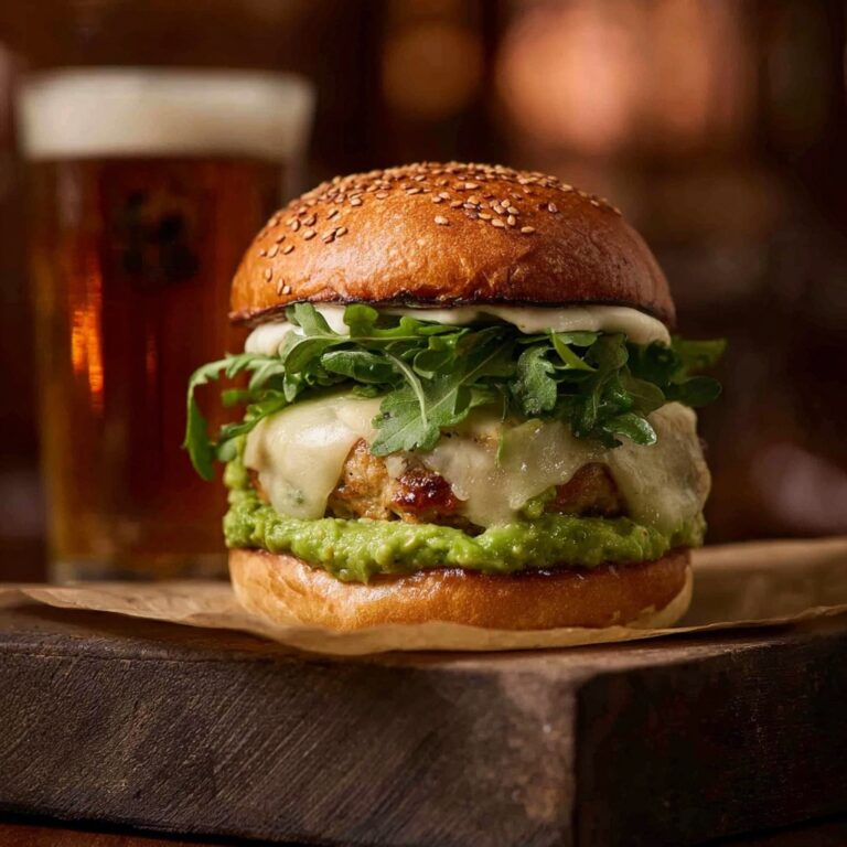 Avocado Chicken Burgers Recipe