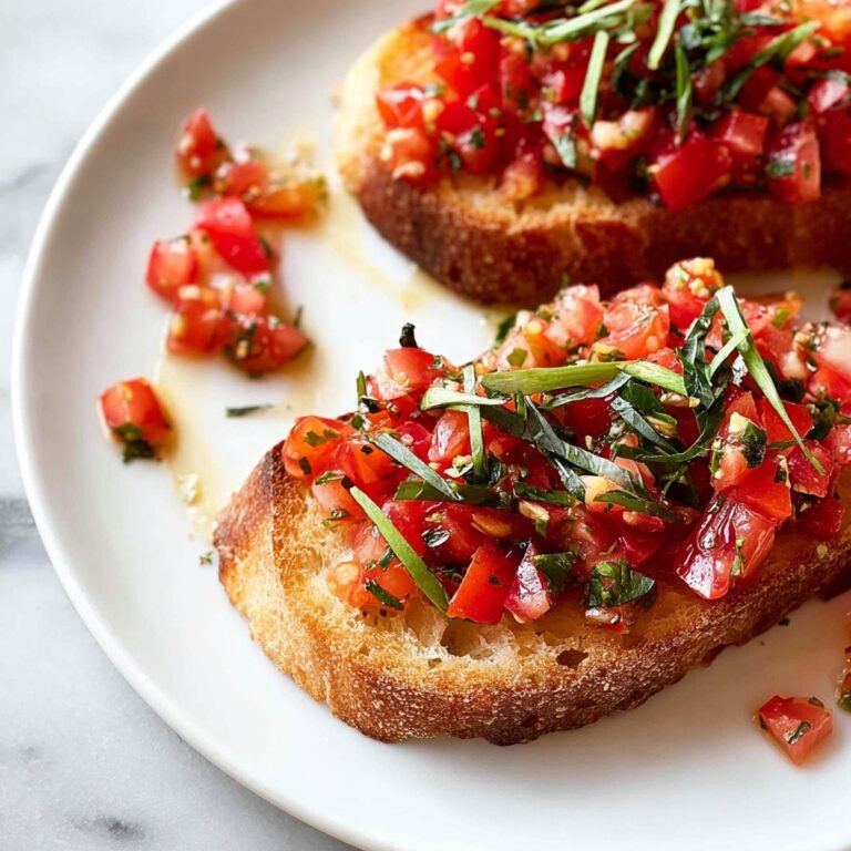 Real Tomato and Basil Bruschetta Recipe