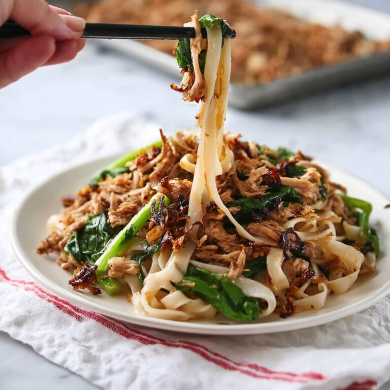Crispy Shredded Chicken Noodle Stir Fry Recipe