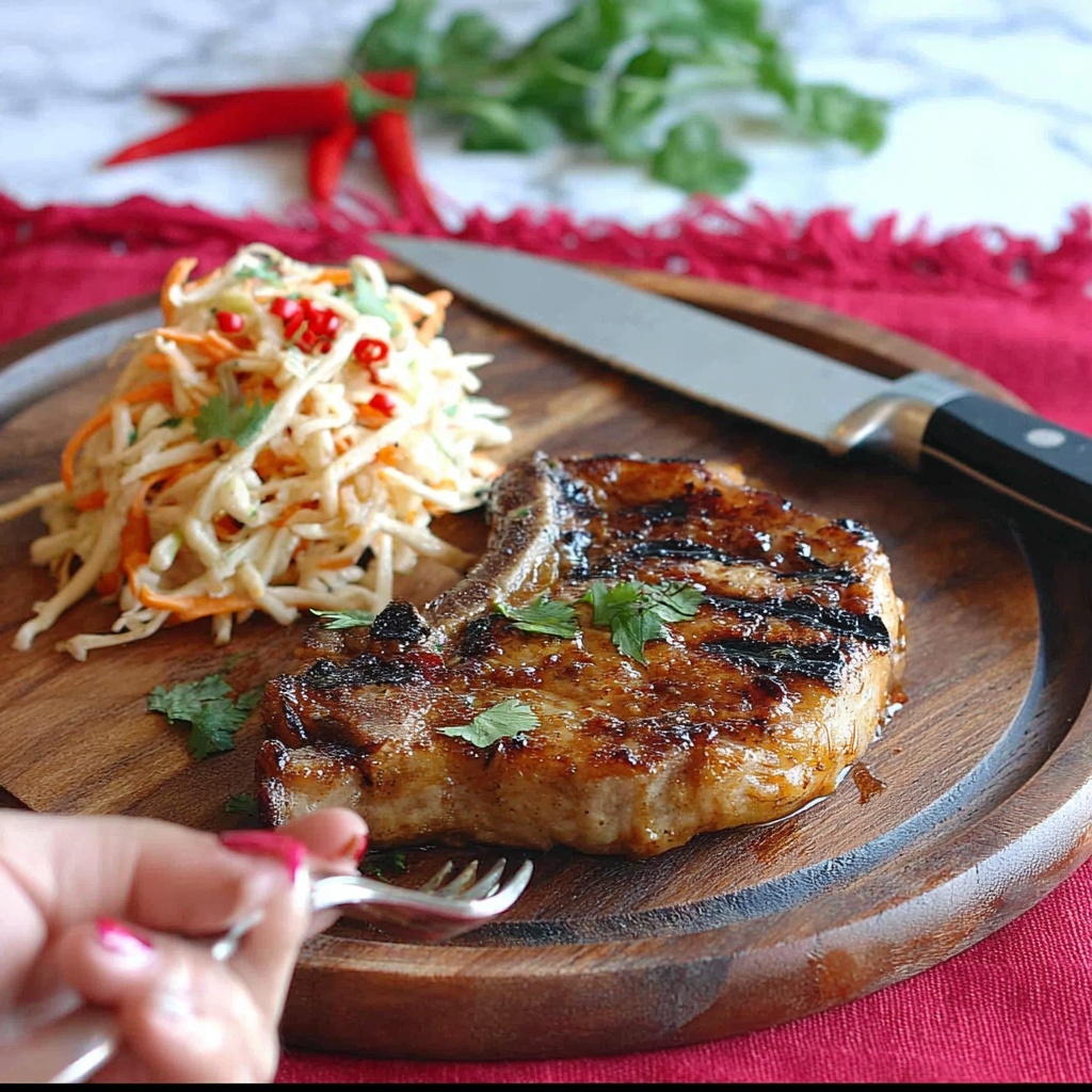 Vietnamese Marinated Pork Chops Recipe - Recipe Image