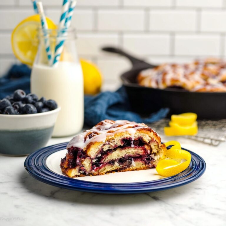 Lemon Blueberry Swirl Bread Recipe