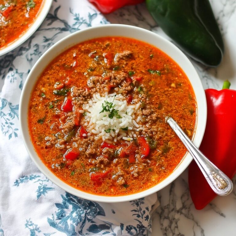 Instant Pot Stuffed Pepper Soup Recipe