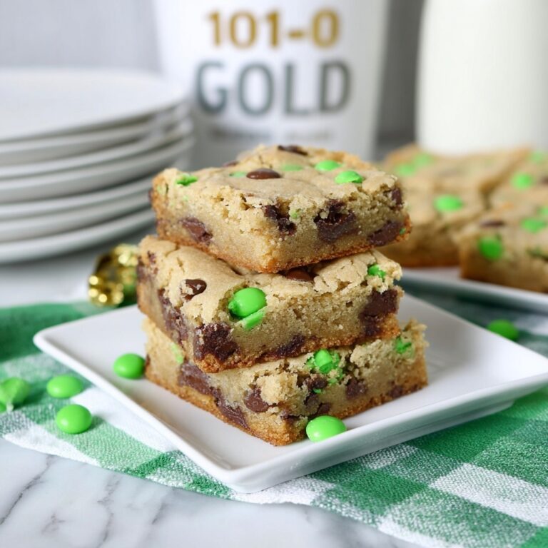 St Patrick’s Day Cookie Bars Recipe