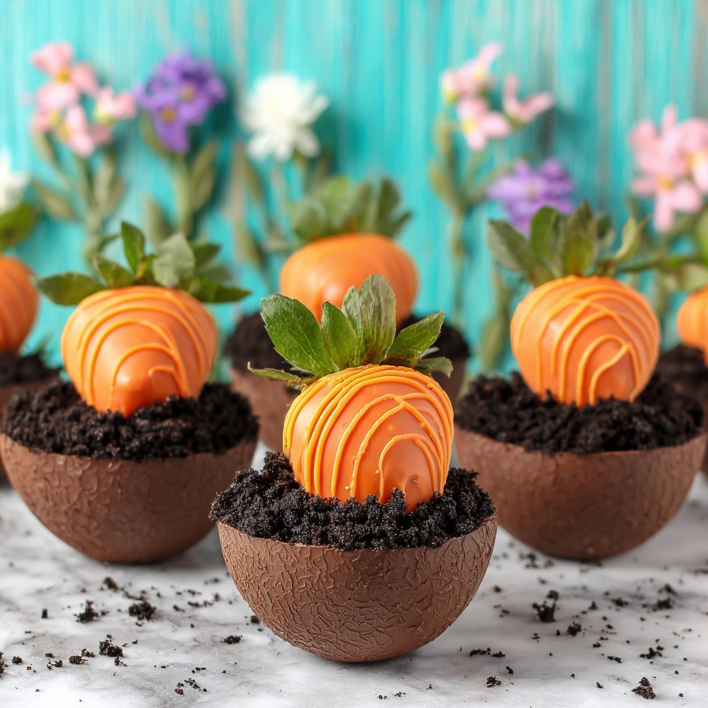 Carrot Patch Dirt Cups Recipe - Recipe Image