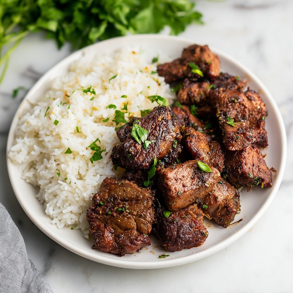 Air Fryer Steak Bites Recipe - Recipe Image