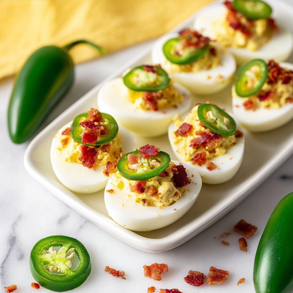 Jalapeno Deviled Eggs Recipe - Recipe Image