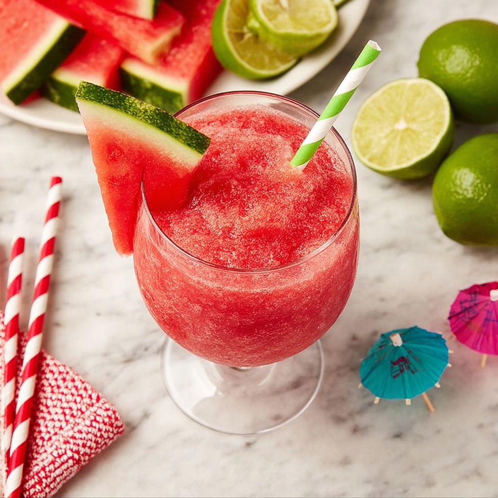 Watermelon Margarita Recipe - Recipe Image