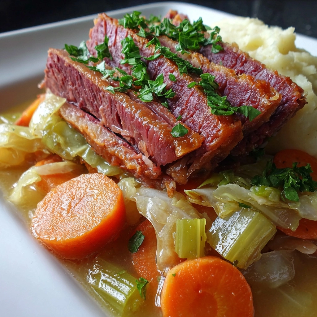 Traditional Irish Corned Beef and Cabbage Recipe - Recipe Image