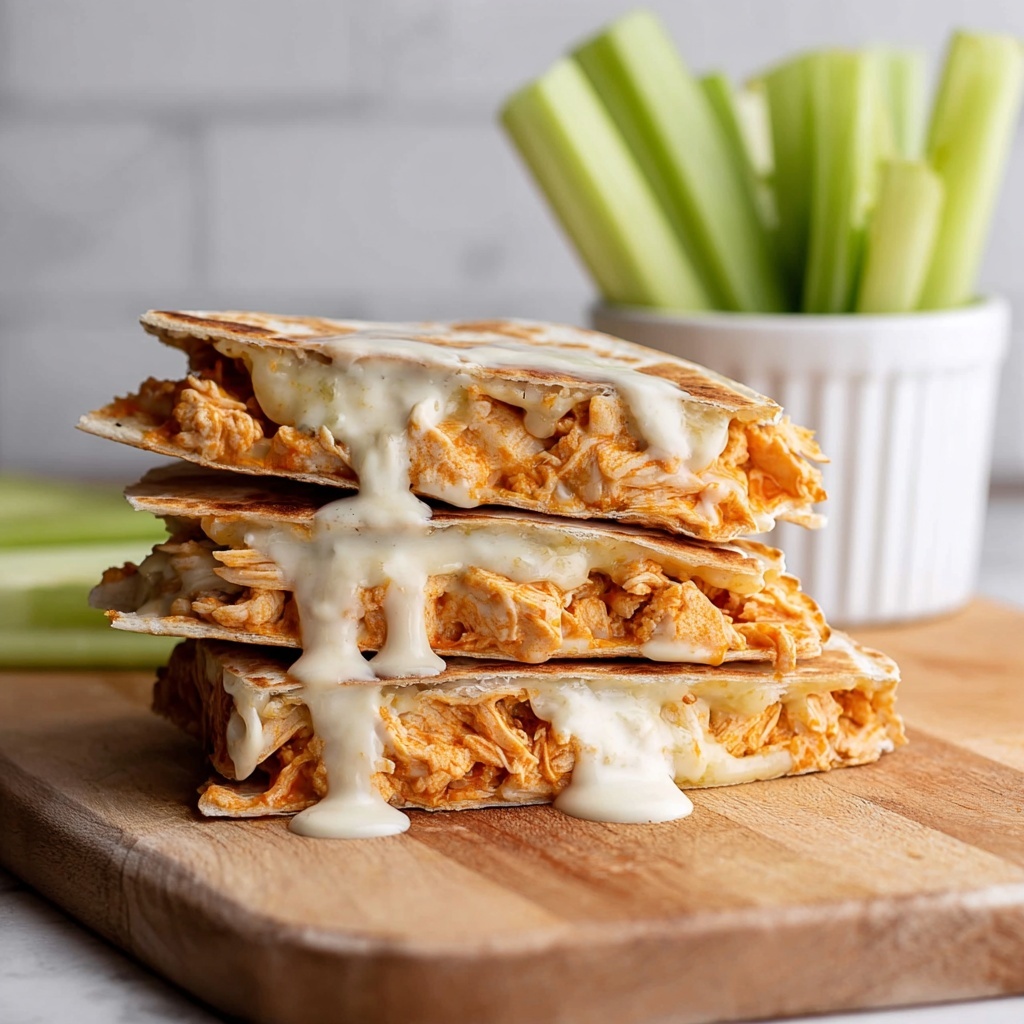 Buffalo Chicken Quesadillas Recipe - Recipe Image