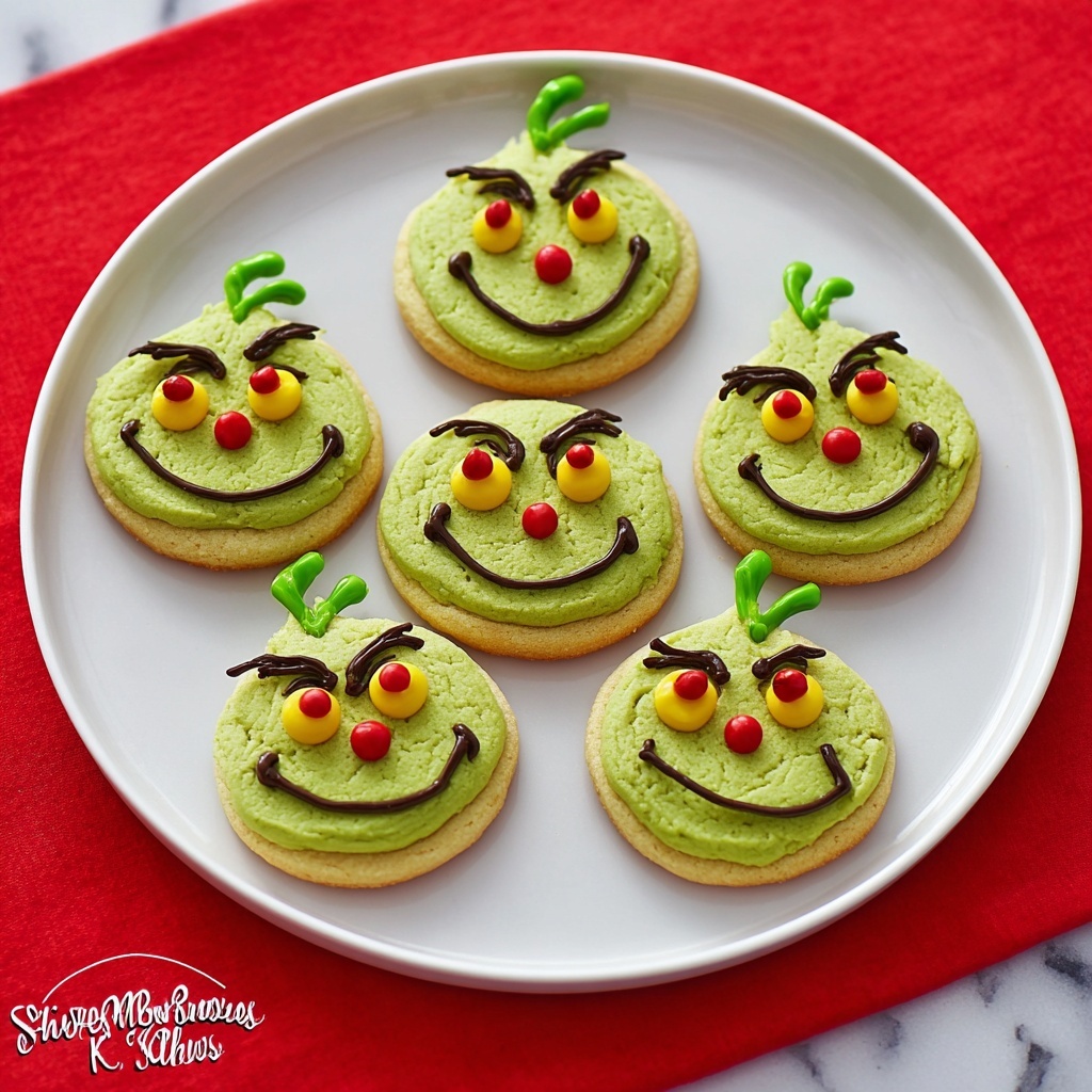Easy Grinch Cookies Recipe - Recipe Image