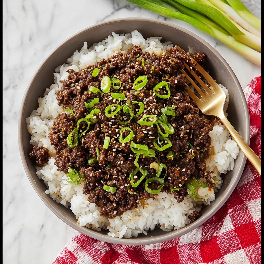Korean Beef over Rice Recipe - Recipe Image