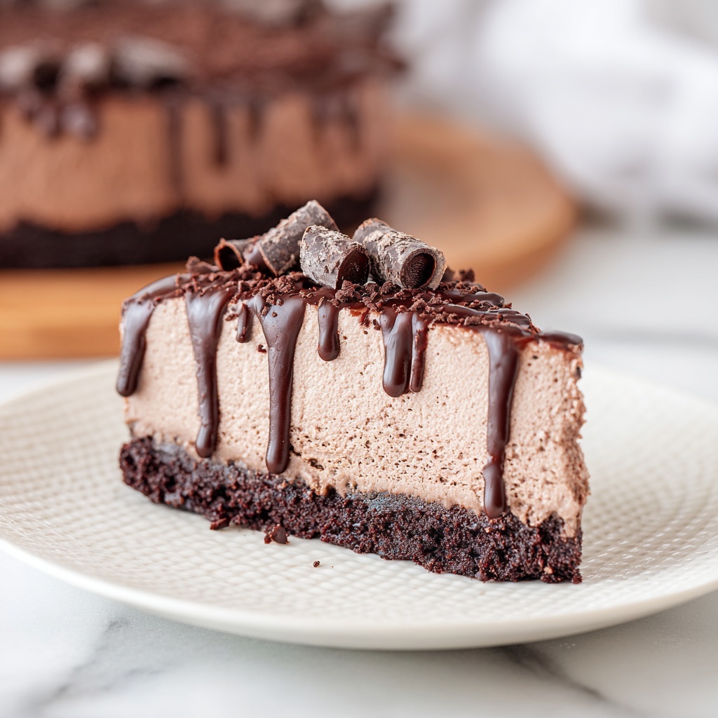 Decadent Chocolate Cheesecake Recipe - Recipe Image