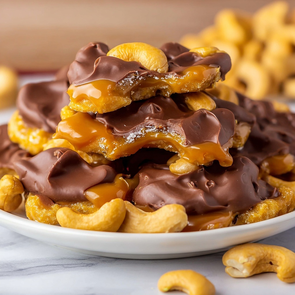 Caramel Cashew Clusters Recipe - Recipe Image