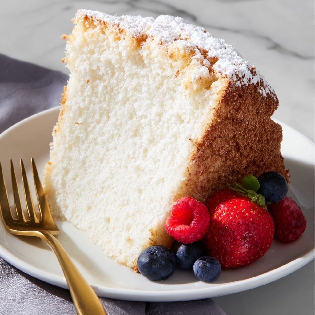 Angel Food Cake Recipe - Recipe Image