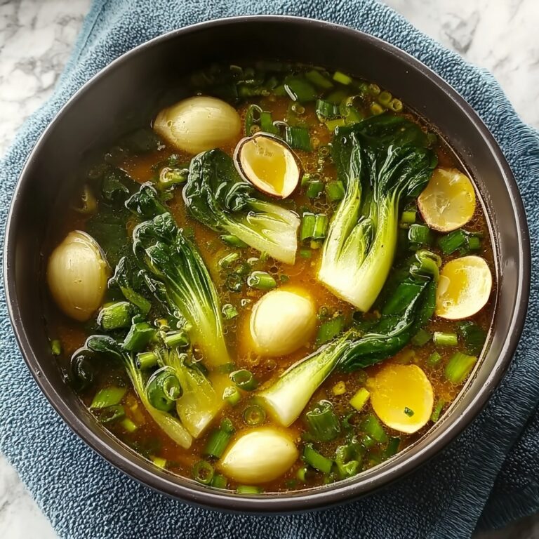 Savor the Best Bok Choy Soup with Garlic and Ginger Recipe