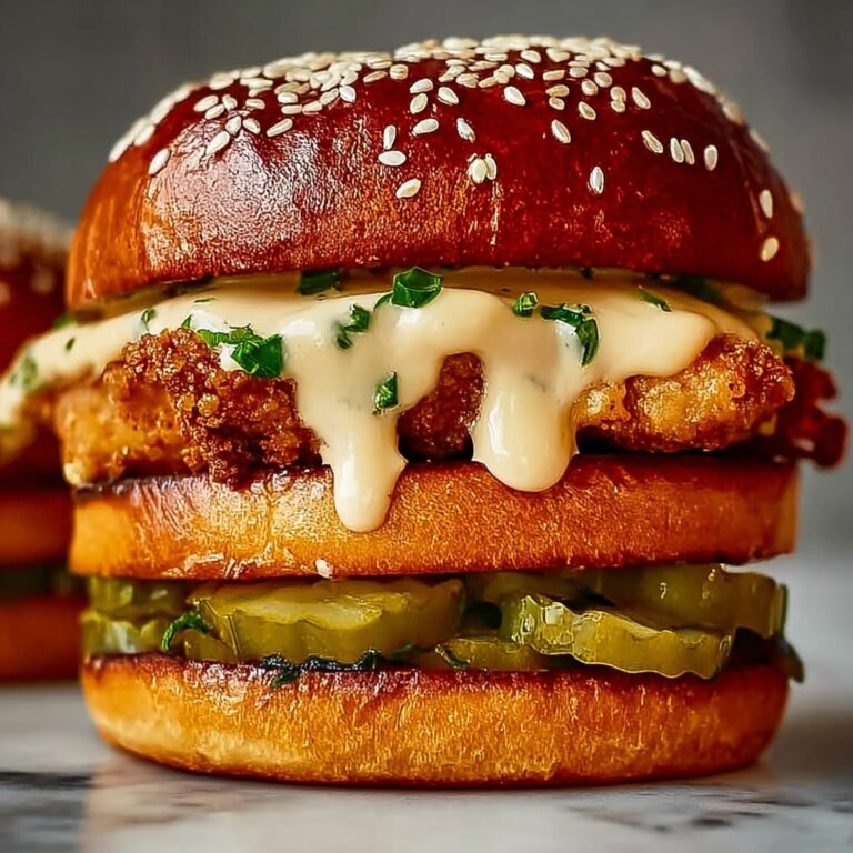 Irresistibly Spicy Chicken Sandwich with Creamy Sauce Delight Recipe