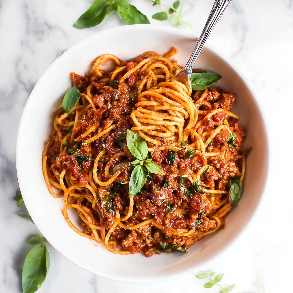 One Pot Spaghetti and Meat Sauce Recipe - Recipe Image