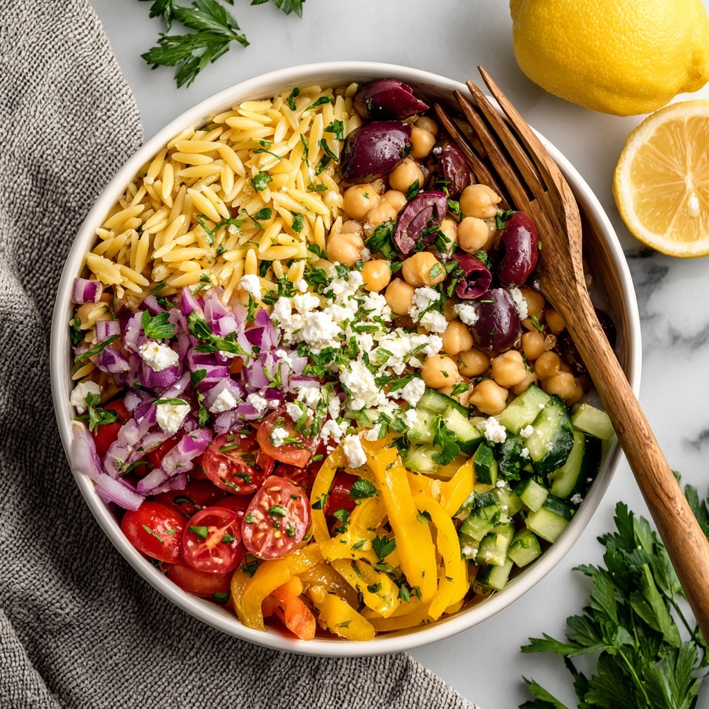 Greek Orzo Salad Recipe - Recipe Image