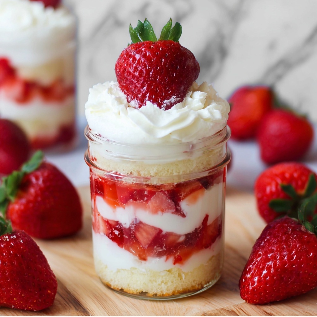 Strawberry Shortcake in a Jar Recipe - Recipe Image
