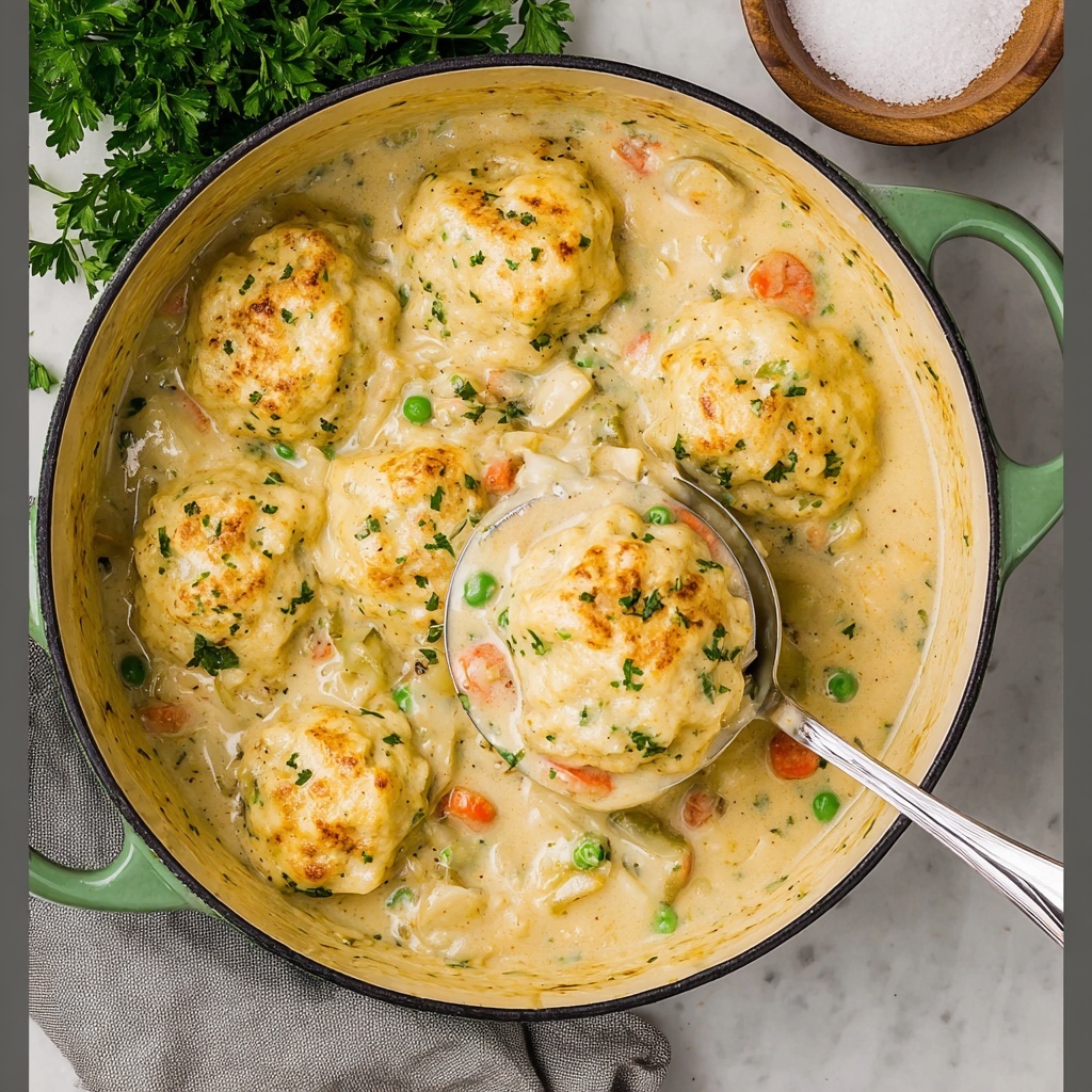 Dutch Oven Chicken and Dumplings Recipe - Recipe Image