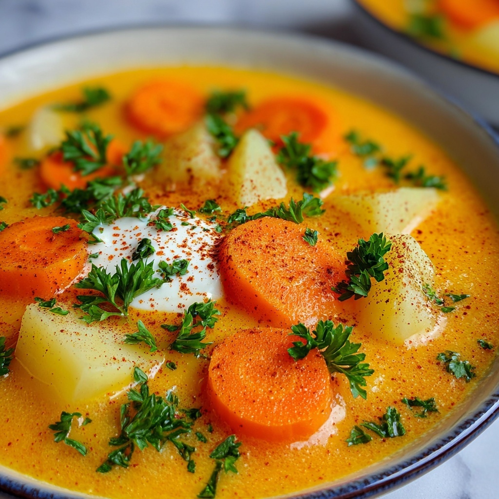 Vegan Carrot Potato Soup Recipe - Recipe Image