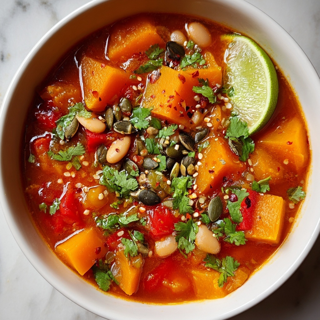 Butternut Squash Chili with White Beans Recipe - Recipe Image