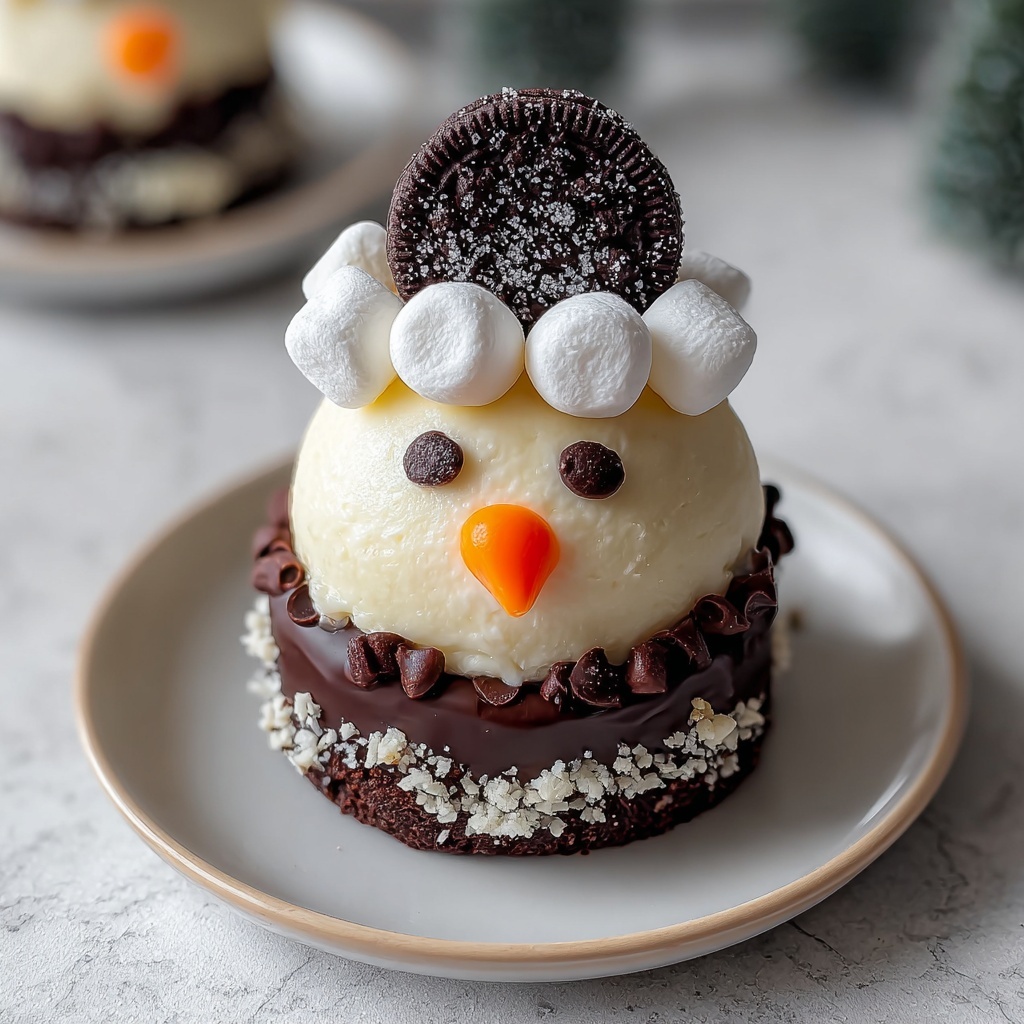 Decadent Chocolate-Covered Dirty Snowman Dessert with Creamy Vanilla Filling Recipe - Recipe Image