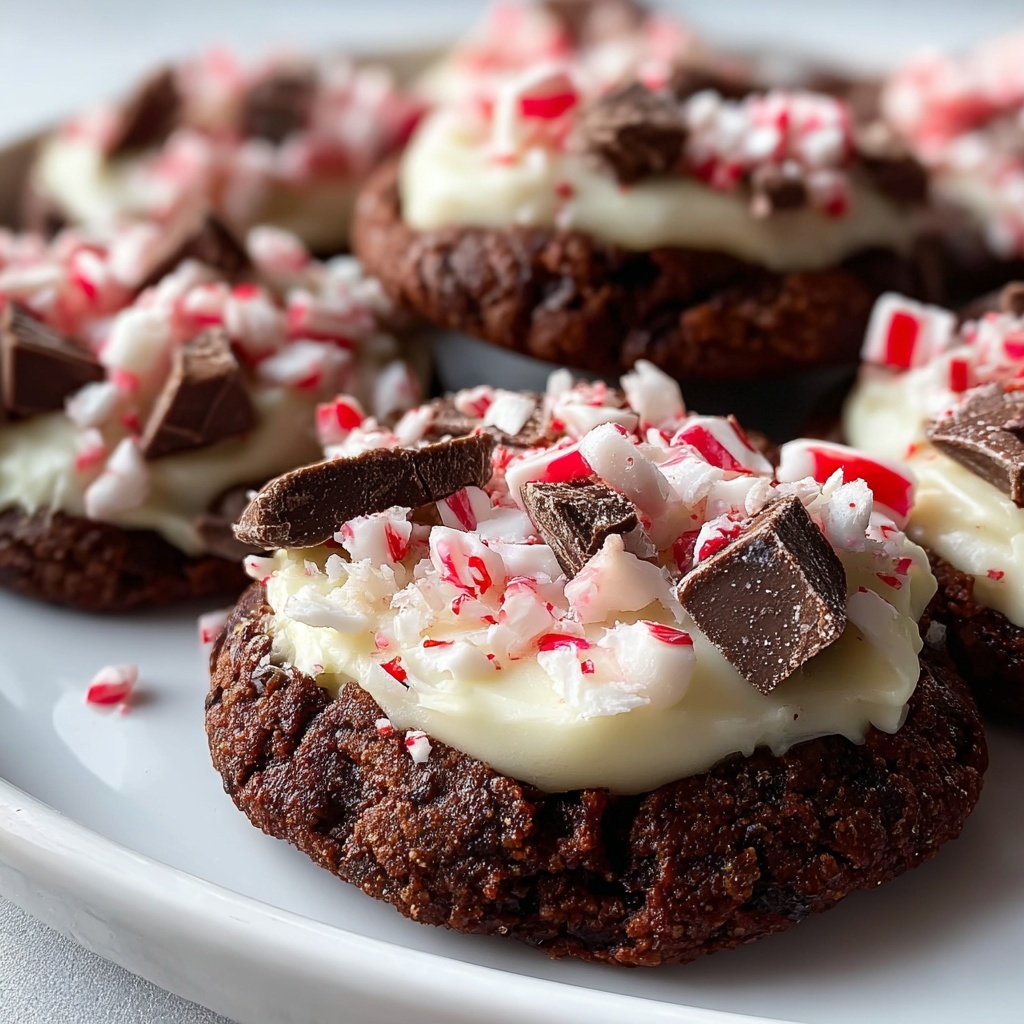 Peppermint Bark Cookies Recipe - Recipe Image