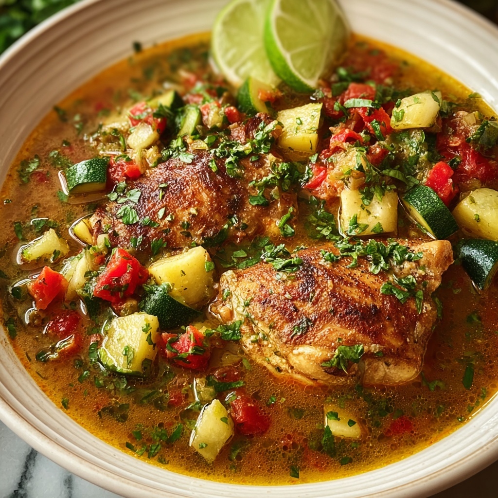 Chicken Chile Verde Stew Recipe - Recipe Image