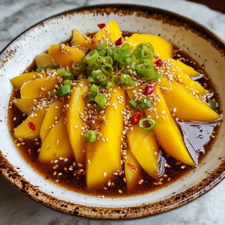 Homemade Mango Habanero Honey Garlic Sauce for Grilling Recipe