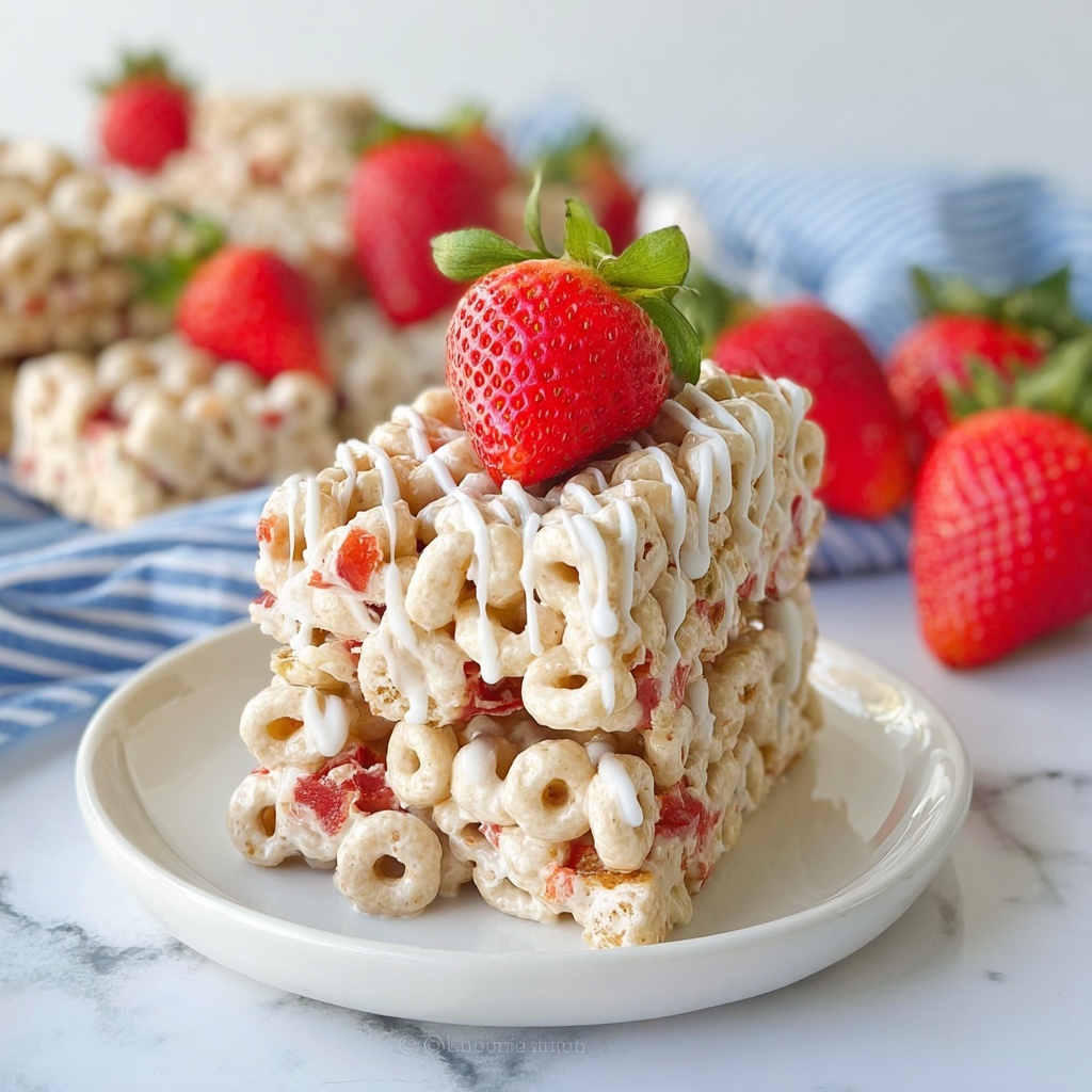 Berries and Cream Cereal Bar Recipe - Recipe Image