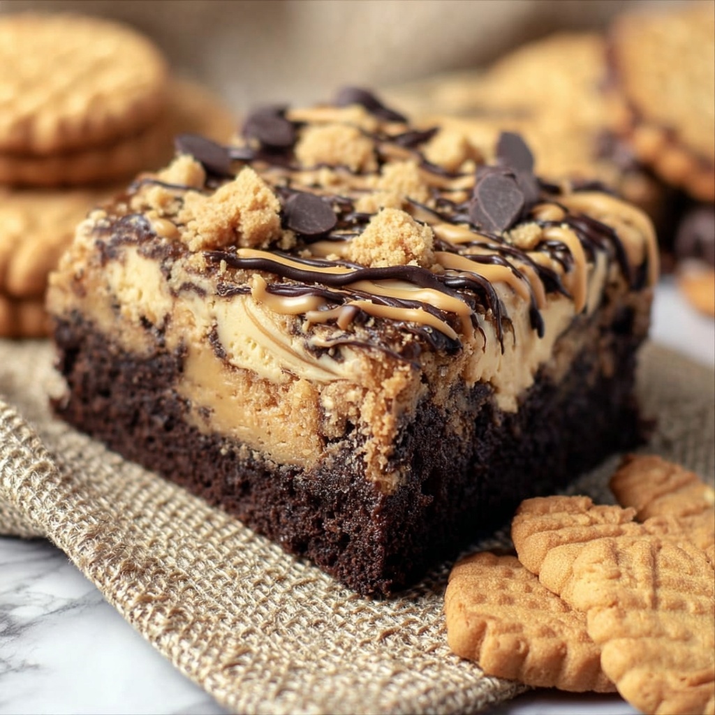 Nutter Butter Brownies Recipe - Recipe Image