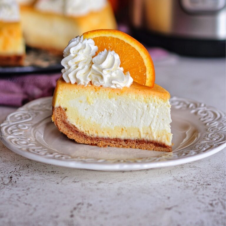Instant Pot Creamsicle Cheesecake Recipe