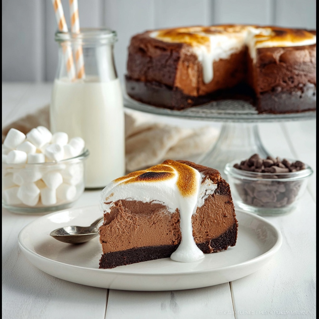 Instant Pot Hot Chocolate Cheesecake Recipe - Recipe Image