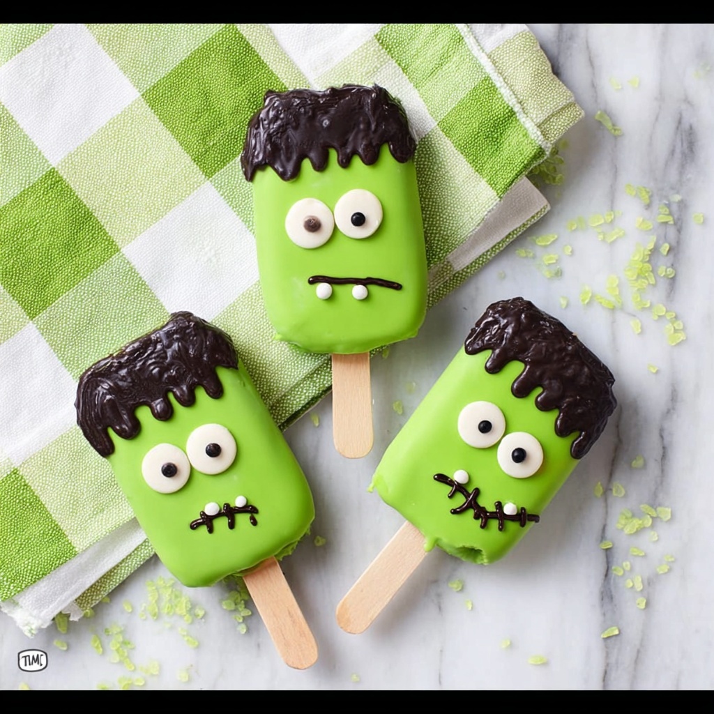 Frankenstein Cakesicles Recipe - Recipe Image