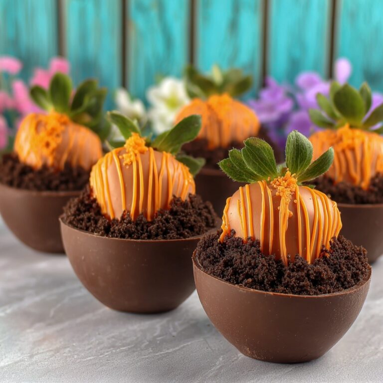 Carrot Patch Dirt Cups Recipe