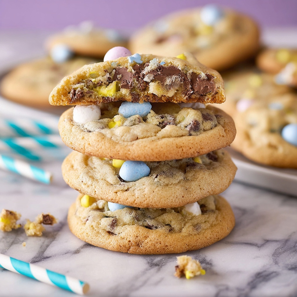 Cadbury Egg Cookies Recipe - Recipe Image