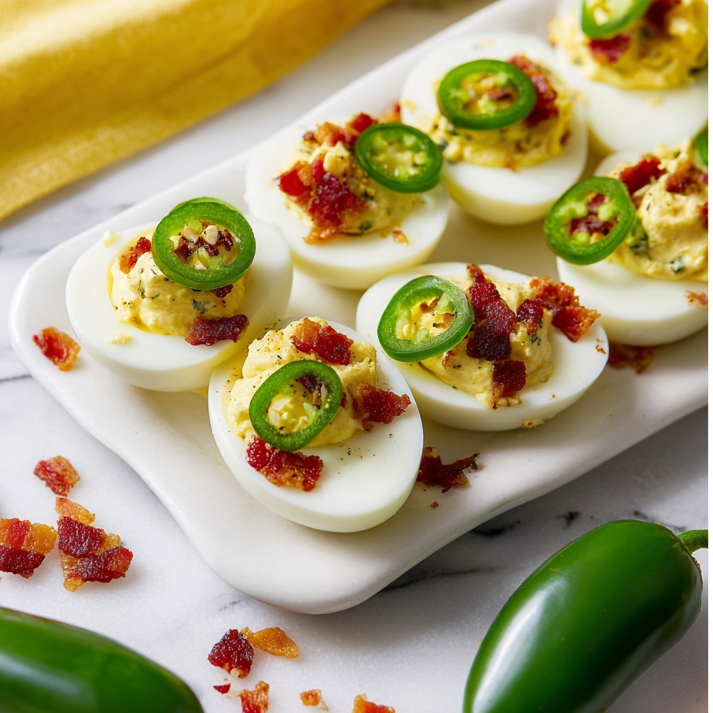 Jalapeno Deviled Eggs Recipe - Recipe Image