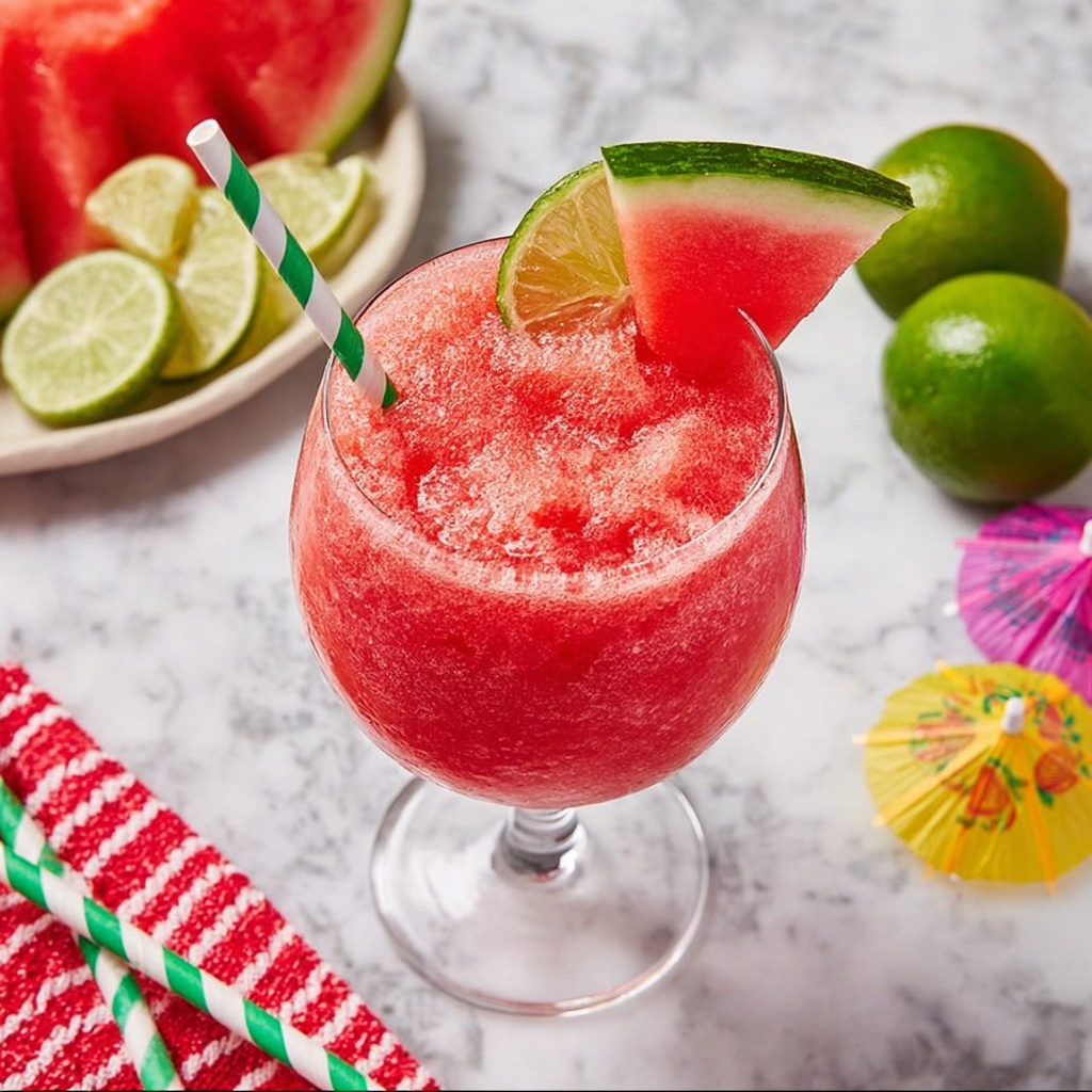 Watermelon Margarita Recipe - Recipe Image