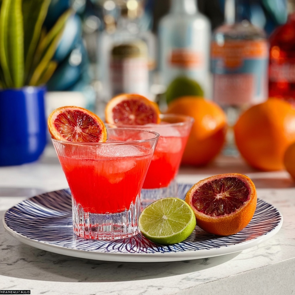 Blood Orange Martini Recipe - Recipe Image