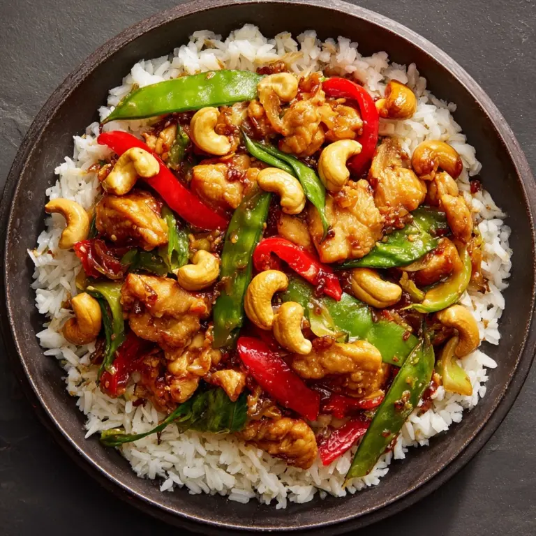 Cashew Chicken Stir-Fry Recipe
