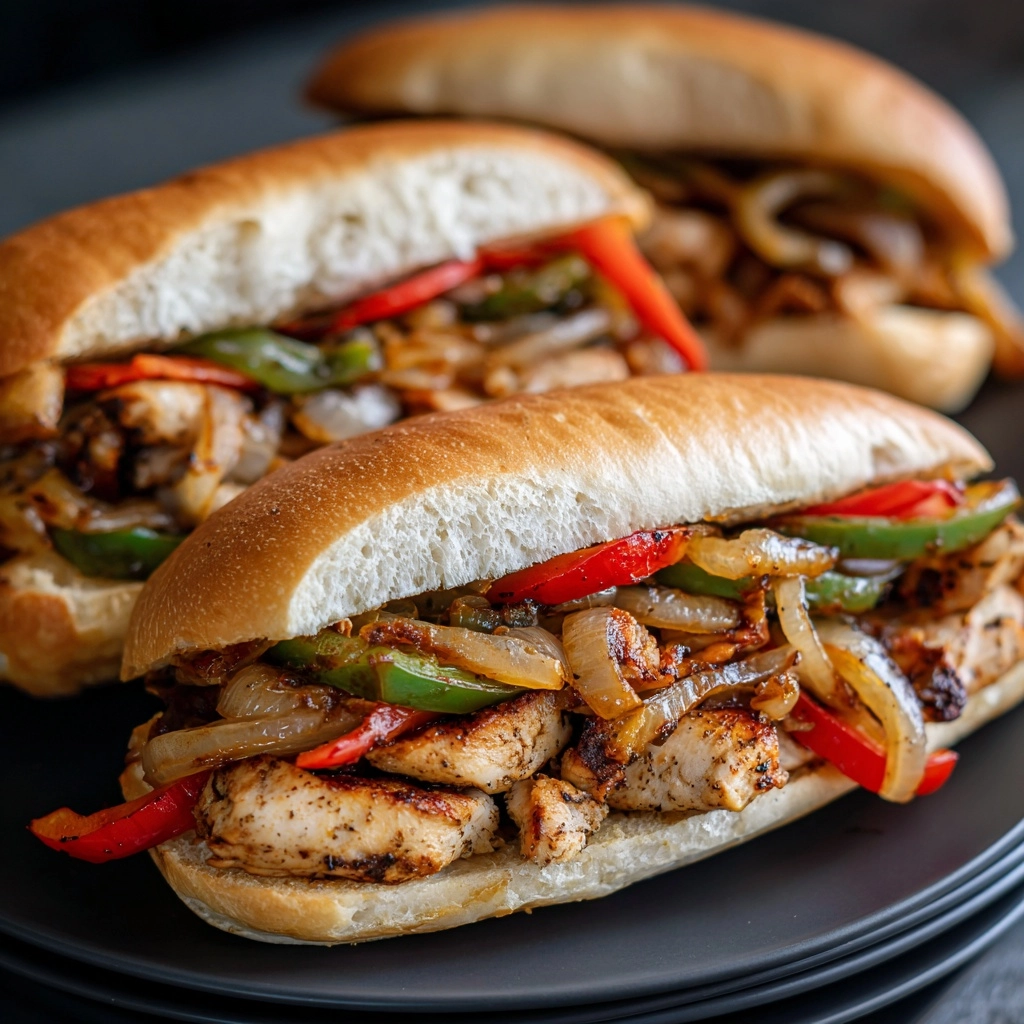 Chicken Philly Sandwiches Recipe - Recipe Image