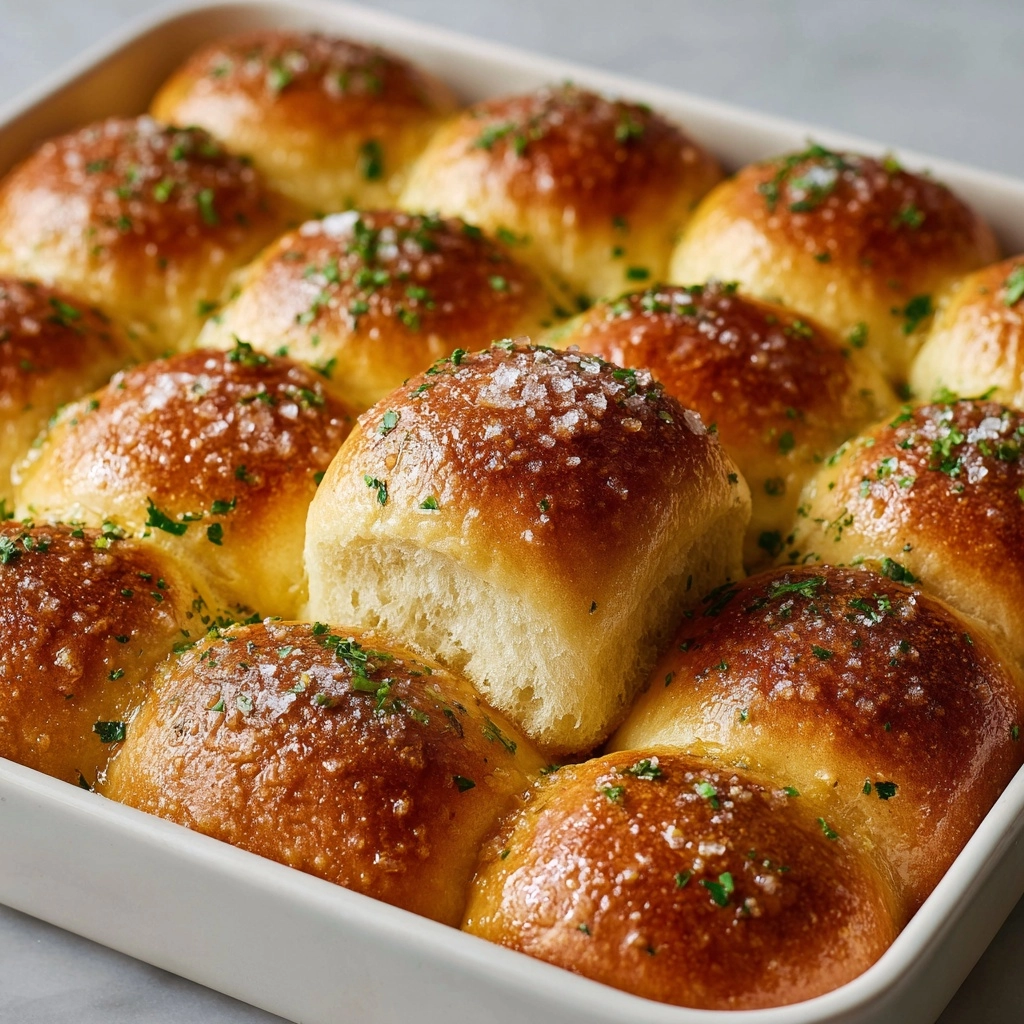 Garlic Bread Rolls Recipe - Recipe Image