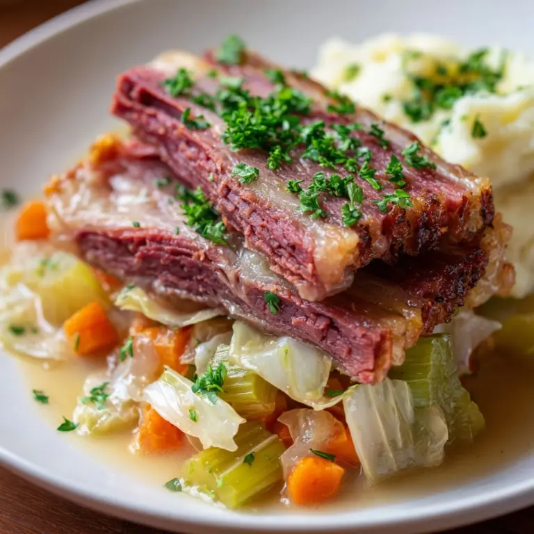 Traditional Irish Corned Beef and Cabbage Recipe
