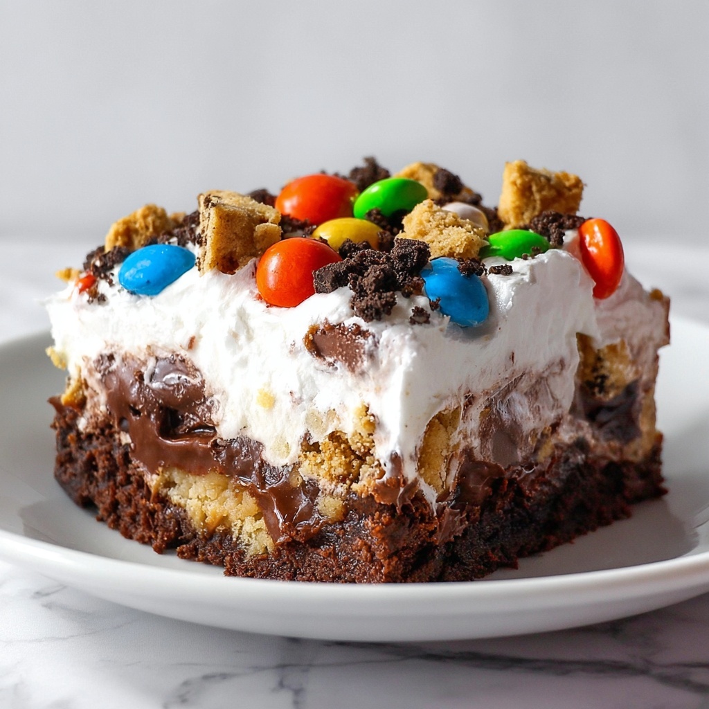 Monster Cookie Poke Cake Recipe - Recipe Image