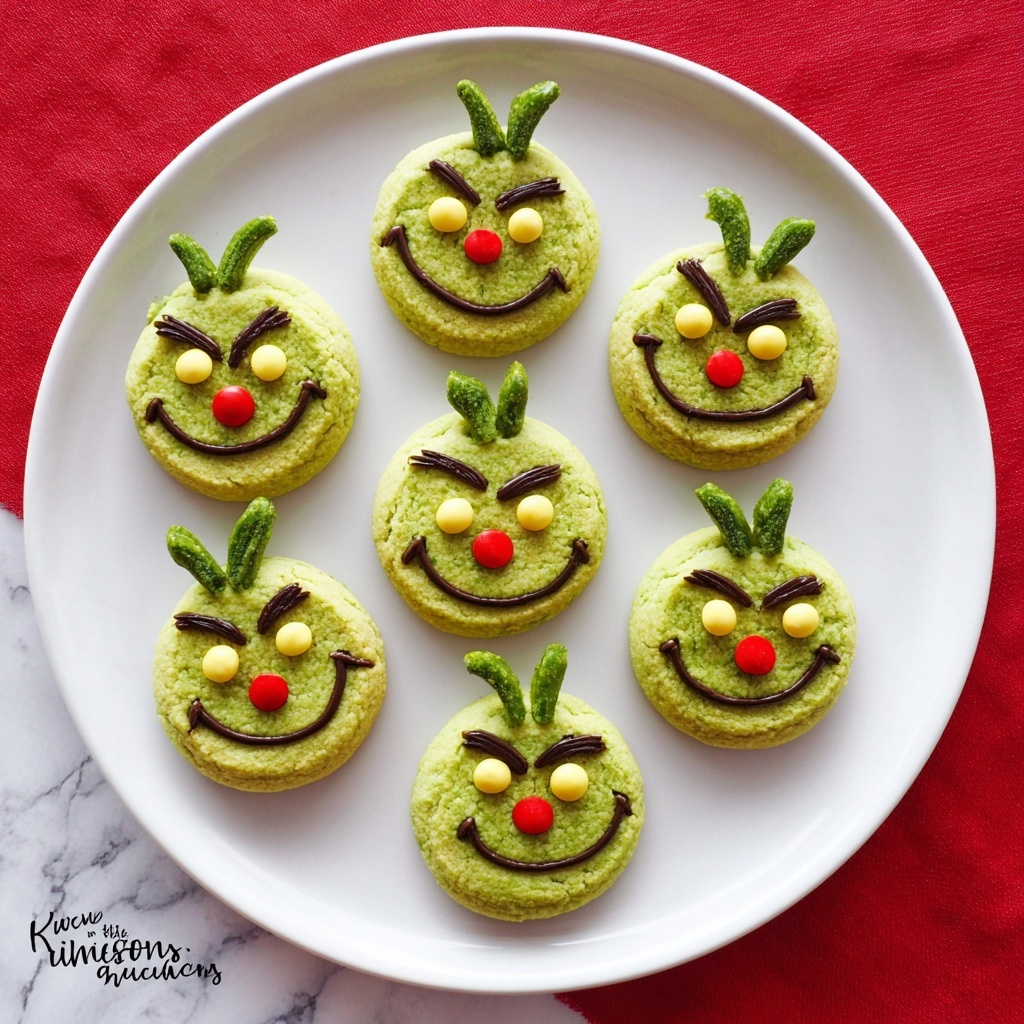 Easy Grinch Cookies Recipe - Recipe Image