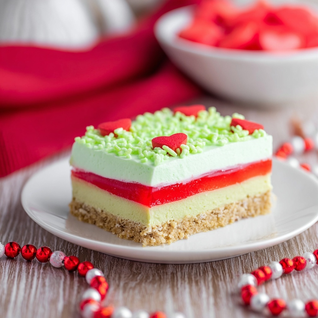 Grinch Cheesecake Lush Recipe - Recipe Image