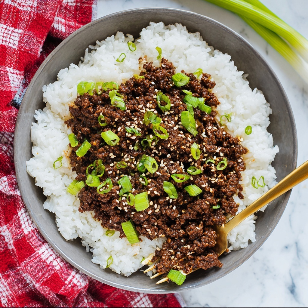 Korean Beef over Rice Recipe - Recipe Image