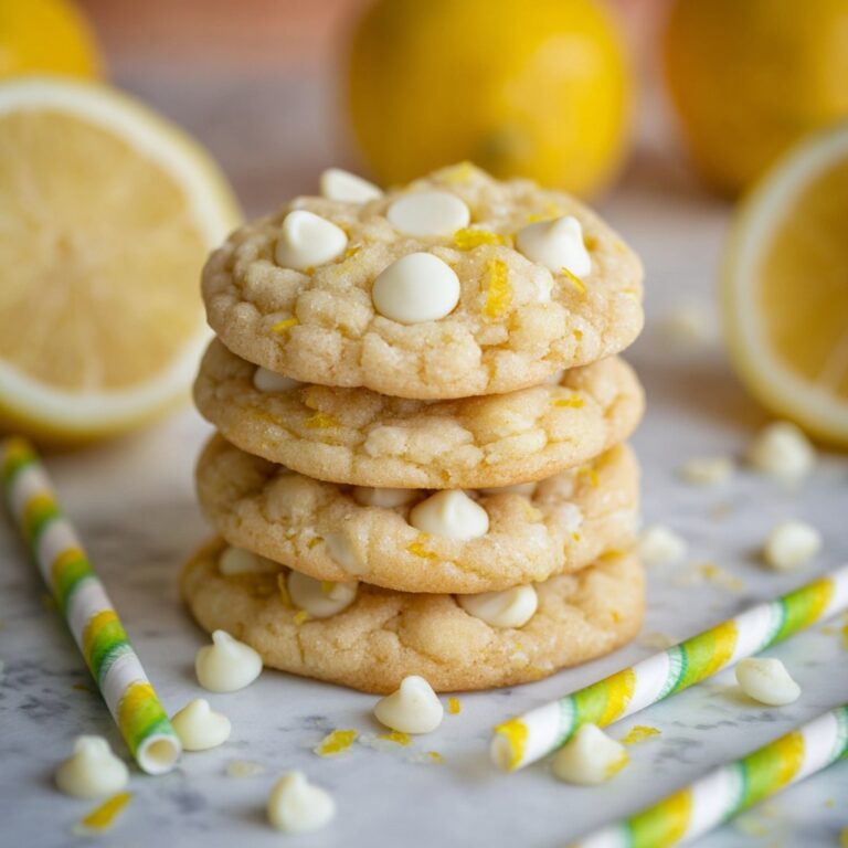 Lemon White Chocolate Cookies Recipe