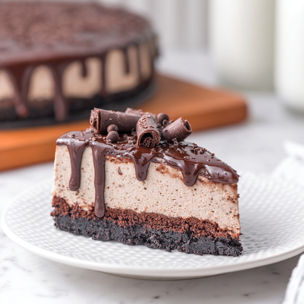 Decadent Chocolate Cheesecake Recipe - Recipe Image